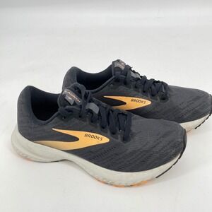 Brooks Launch 7 Running Shoes Women's Size 5 Black Gold Athletic Sneaker